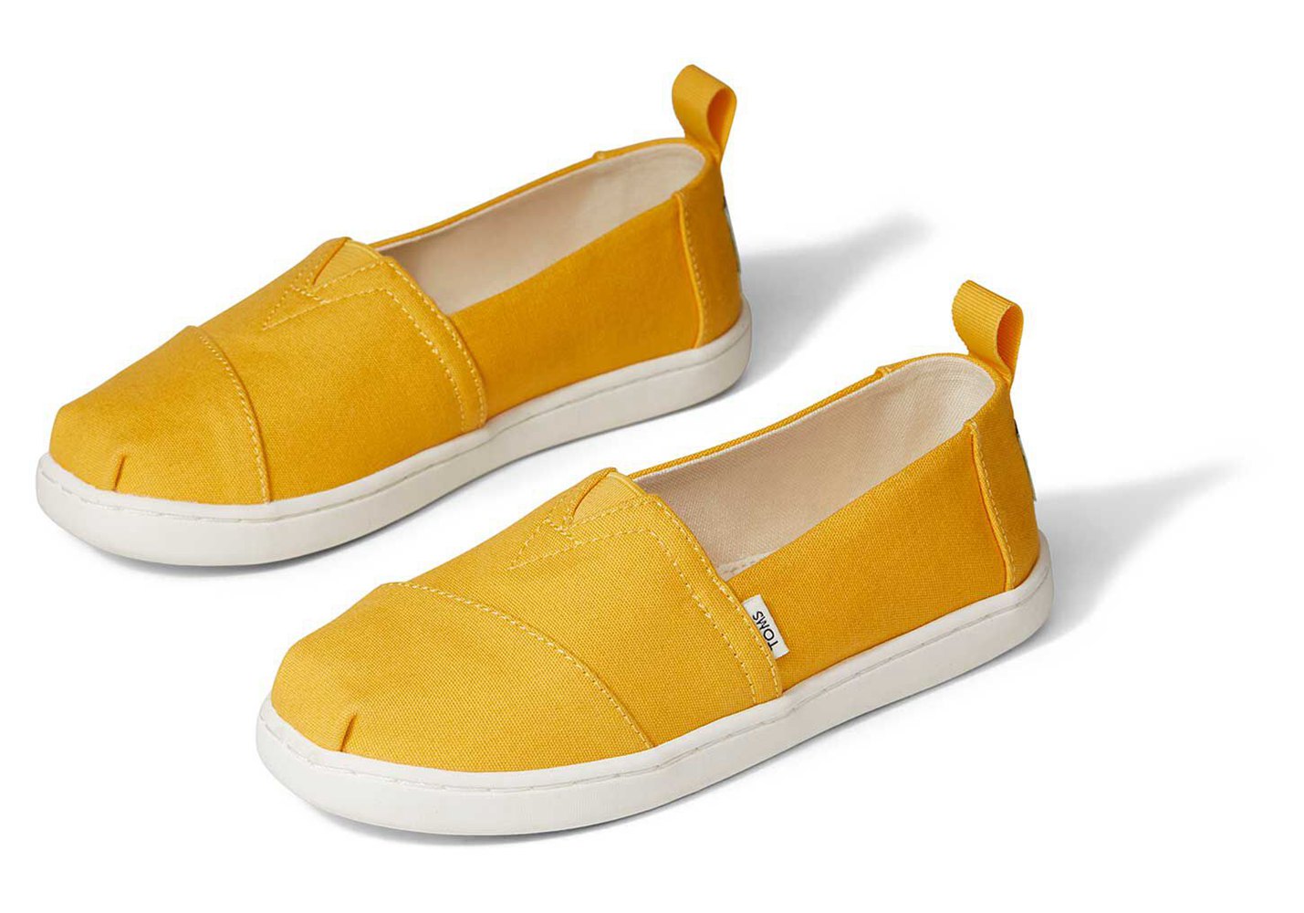 Toms Alpargata Youth Canvas Espadrille Yellow - Kids - 29730-AVYM